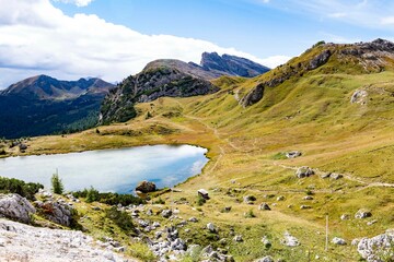 Passo di Valparola Dolomiti Italia