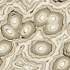 Seamless banded agate geode marble rock surface pattern design for print. High quality illustration. Infinite continuous repeat of agate mineral stone abstract wallpaper design.