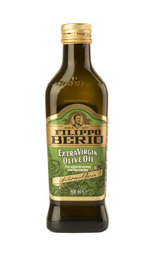 Bottle of Filippo Berio Extra Virgin Olive Oil isolated