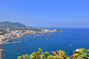 Fototapeta premium Ischia island - view from castle Aragonese, Italy