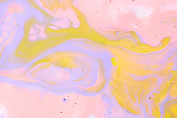 Floating inks. Creative texture for design. Abstract marble paints background