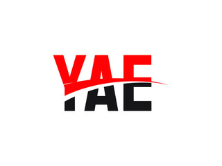 YAE Letter Initial Logo Design Vector Illustration