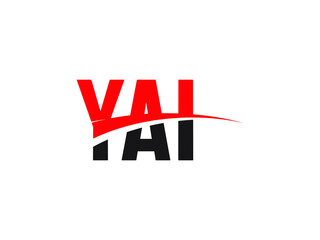 YAI Letter Initial Logo Design Vector Illustration