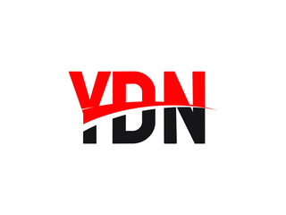 YDN Letter Initial Logo Design Vector Illustration