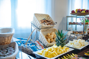 Pane fresco in buffet