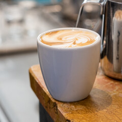 Tazza di caffè al bar