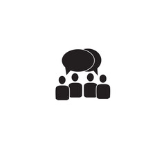 Fototapeta na wymiar Teamwork icon isolated on white background. Teamwork icon for web site, app, marketing and logo. Creative business concept, vector illustration