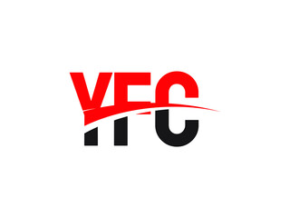 YFC Letter Initial Logo Design Vector Illustration