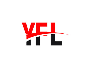 YFL Letter Initial Logo Design Vector Illustration