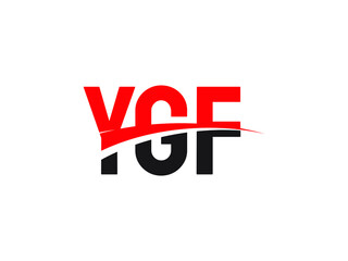 YGF Letter Initial Logo Design Vector Illustration