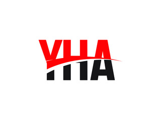 YHA Letter Initial Logo Design Vector Illustration