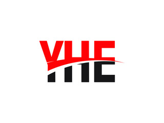 YHE Letter Initial Logo Design Vector Illustration