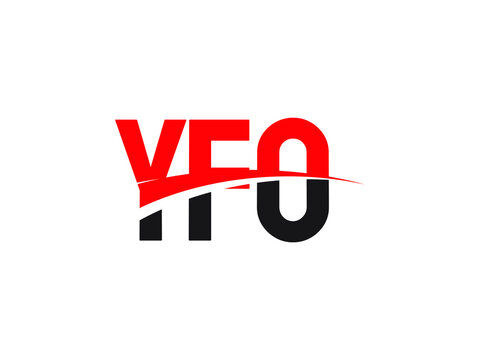 YFO Letter Initial Logo Design Vector Illustration