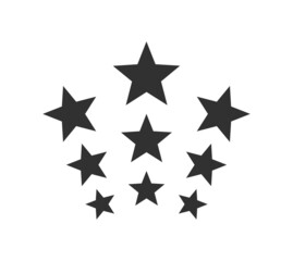 Fototapeta premium Stars symbol starburst.