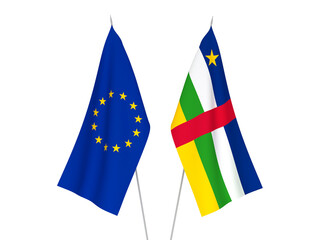 European Union and Central African Republic flags