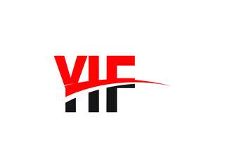 YIF Letter Initial Logo Design Vector Illustration