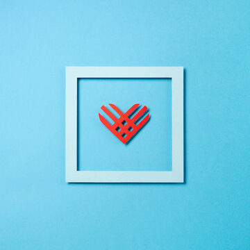 Giving Tuesday, Global Day Of Charitable Giving After Black Friday Shopping Day Concept On Blue Background.