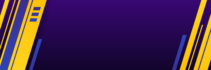 Modern creative simple purple orange yellow abstract geometric business banner background. Abstract banner design web template. Webinar cover banner template social media post
