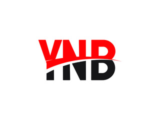 YNB Letter Initial Logo Design Vector Illustration