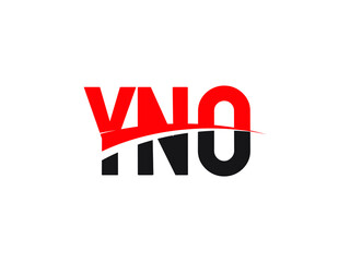 YNO Letter Initial Logo Design Vector Illustration