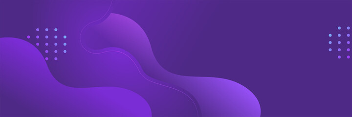 Modern blue purple abstract banner background design. Vector illustration design for presentation, banner, cover, web, flyer, card, poster, game, texture, slide, magazine, and powerpoint.