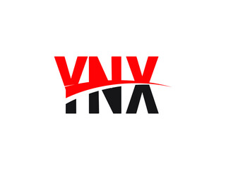 YNX Letter Initial Logo Design Vector Illustration