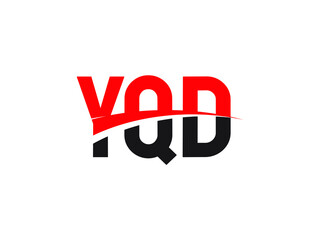 YQD Letter Initial Logo Design Vector Illustration