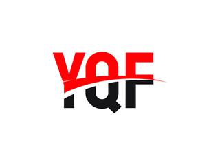 YQF Letter Initial Logo Design Vector Illustration