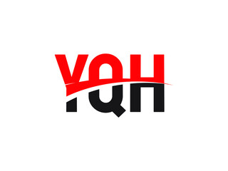 YQH Letter Initial Logo Design Vector Illustration