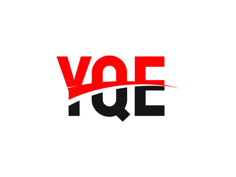 YQE Letter Initial Logo Design Vector Illustration