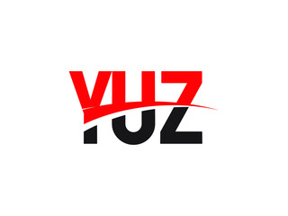 YUZ Letter Initial Logo Design Vector Illustration