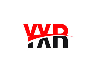 YXR Letter Initial Logo Design Vector Illustration
