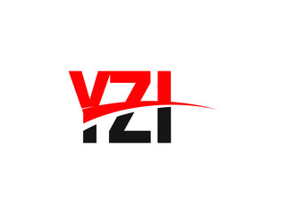 YZI Letter Initial Logo Design Vector Illustration