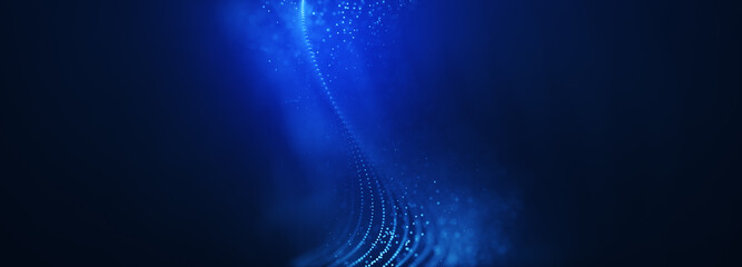 beautiful abstract wave technology background with blue light digital effect corporate concept. Abstract background