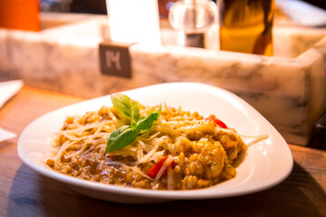 German, Berlin, Italian restaurant, stew