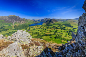 Low Fell overlooking Crummock Water, The Lake District, England