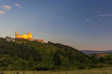 Cachtice ruins in West Slovakia