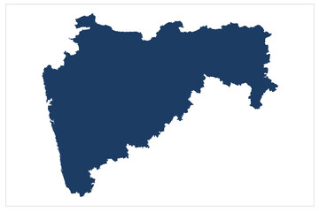 Maharastra state of India vector illustration on white background