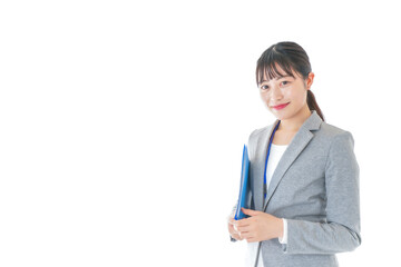 オフィスで働く若いビジネスウーマン