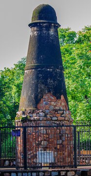 Kos Minars (Mile Pillars) medieval Indian milestones along the Grand Trunk Road in India