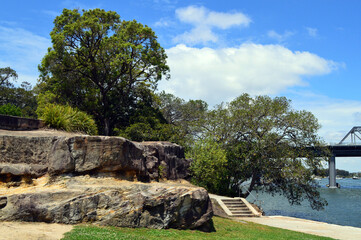 Parkland by the Parramatta River at Ryde in Sydney, Australia