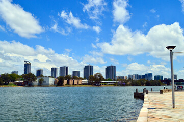 Obraz premium city skyline