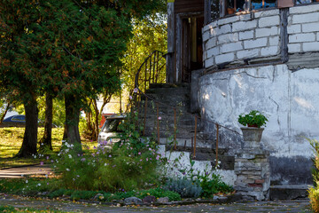 Naklejka premium City Park Landscape Images. Wonderful place in the outskirts