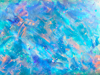 Opal gemstone background. Trendy Vector template for holiday designs, invitation, wedding, save the date