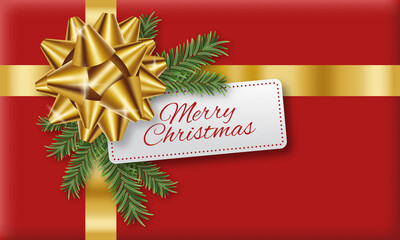 Fototapeta na wymiar Christmas gift cover background. Christmas greeting card. Vector illustration.