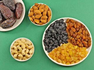 dried fruits and nuts