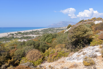 Fototapeta na wymiar Patara beach in Antalya province of Turkey.