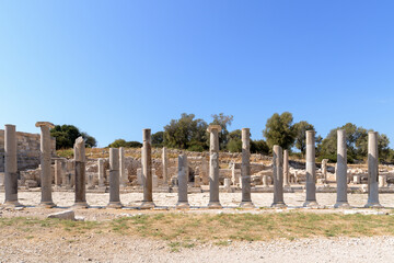 Columns of Main Avenue in ancient city Patara.