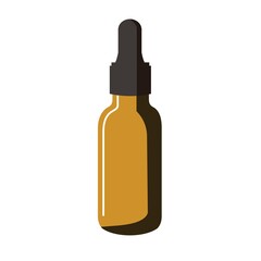 droplet bottle mockup vector design