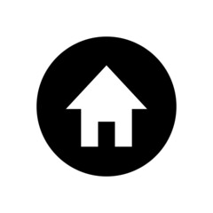Home icon in circle
